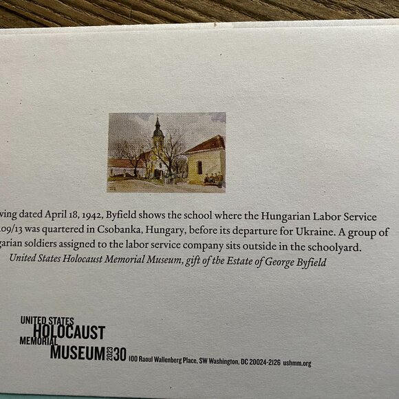 BEAUTIFUL HOLCAUST MUSEUM 5 Notecards & Envelopes 5" x 7" - Picture 3 of 9